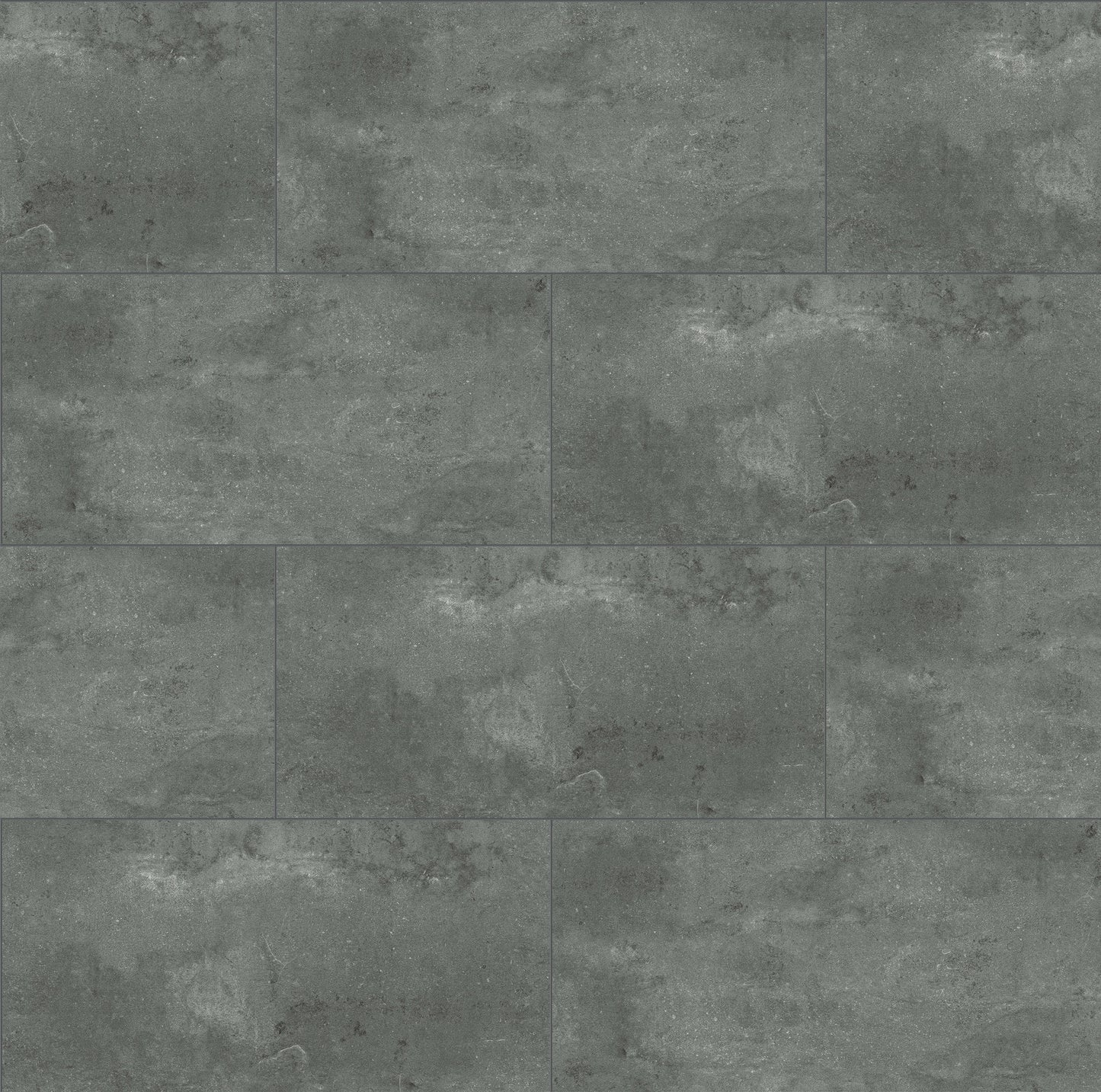 Klick-Vinylboden Fliese Concrete Grey XL mit Trittschalldämmung (4-seitige Farbfuge)