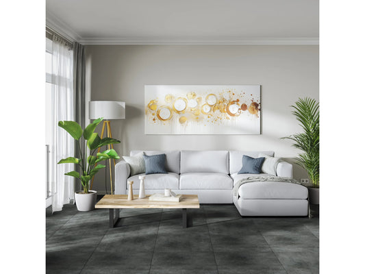 Klick-Vinylboden Fliese Milano (4-seitige Farbfuge)