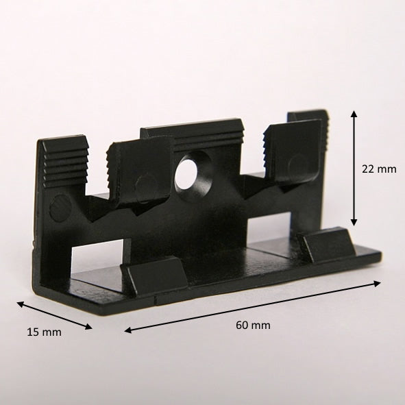 Befestigungsclips für MDF-Sockelleisten